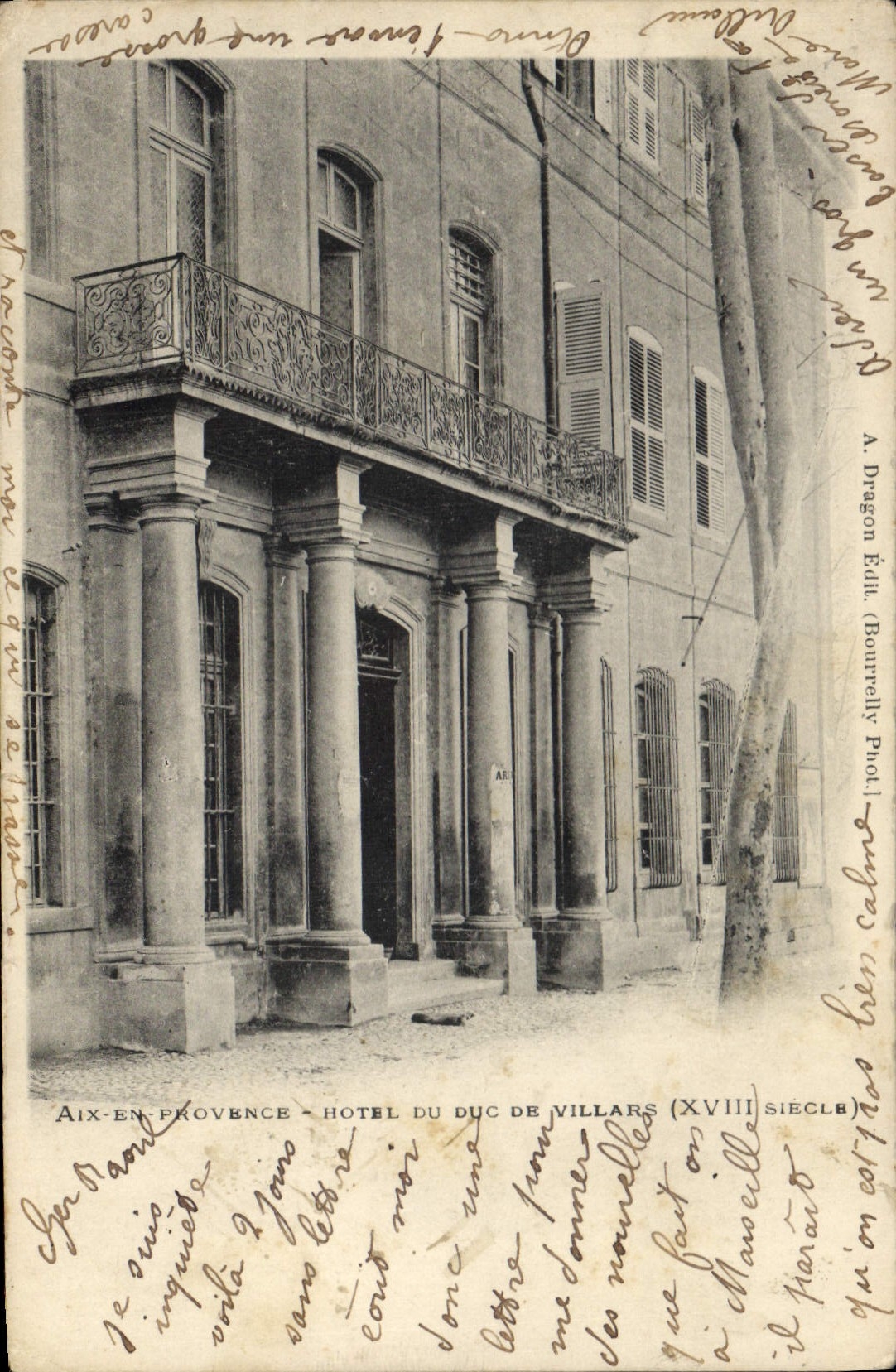 CPA Aix en Provence Hotel du Duc de Villars XVIII siecle 