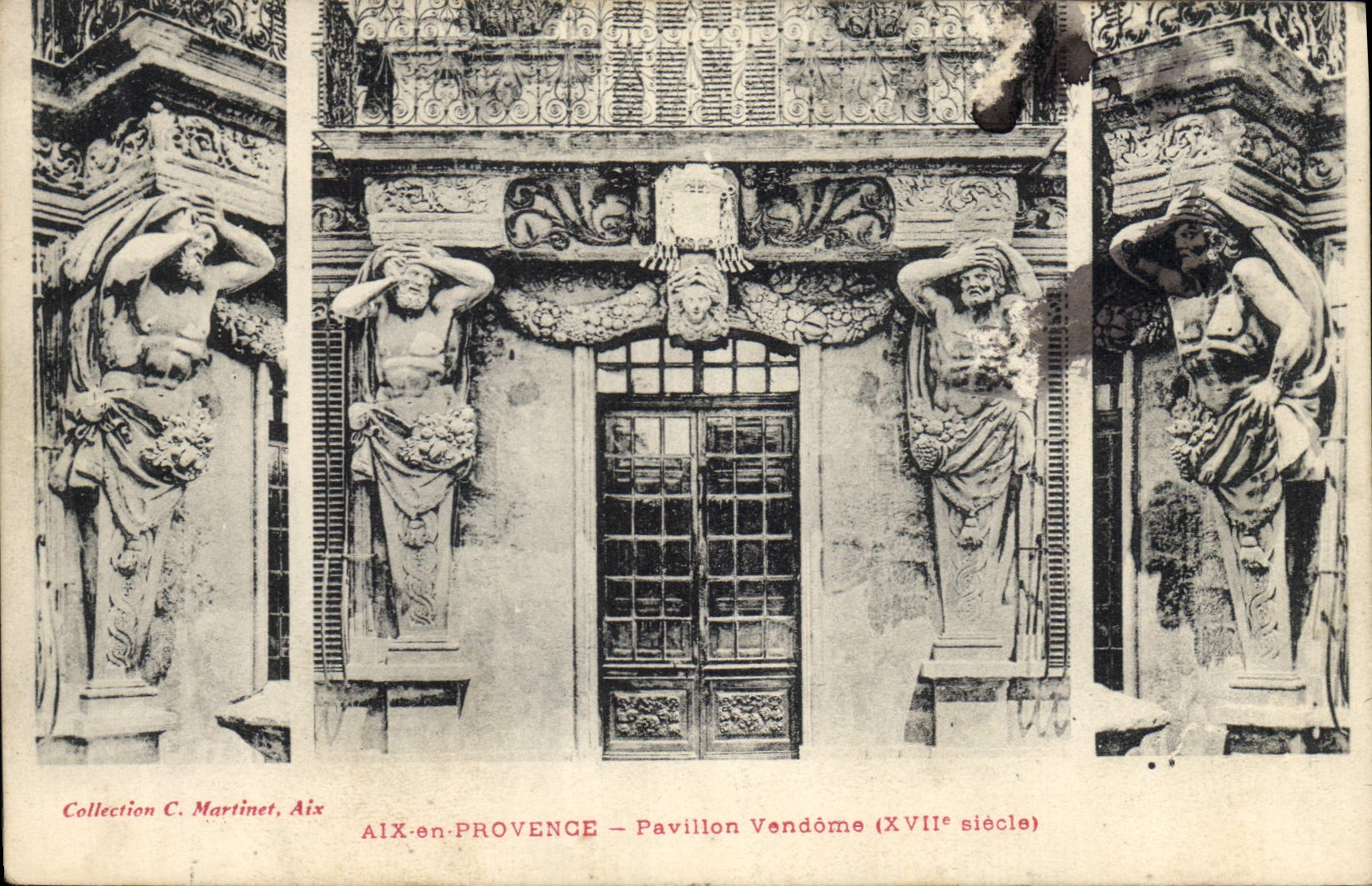 CPA Aix en Provence Pavillon Vendome XVII siecle 