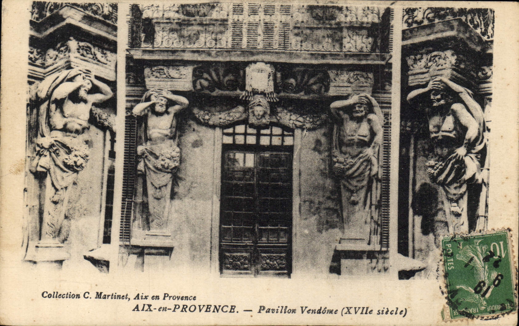 CPA Aix en Provence Pavillon Vendome XVII siecle