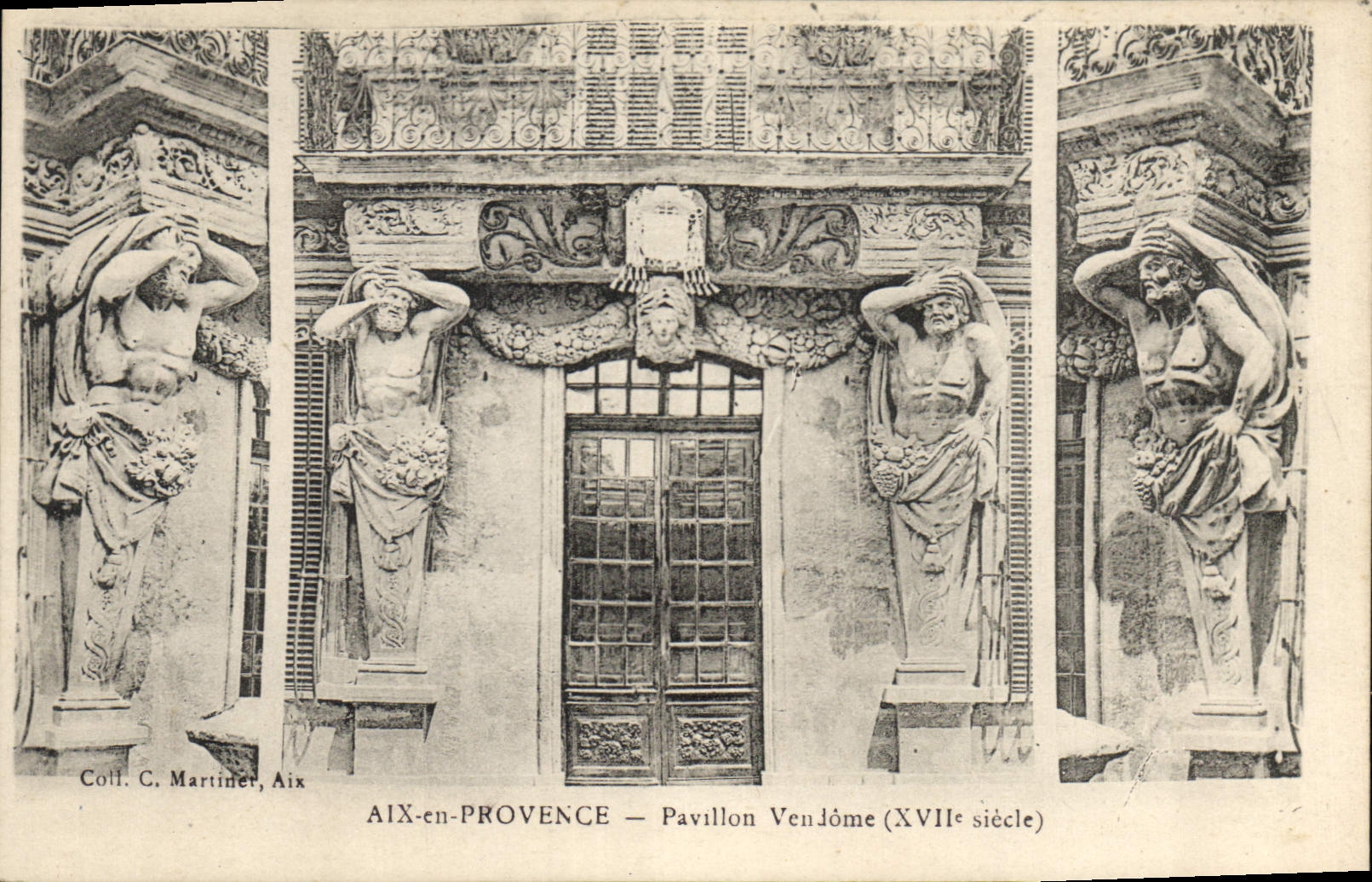 CPA Aix en Provence Pavillon Vendome XVII siecle 