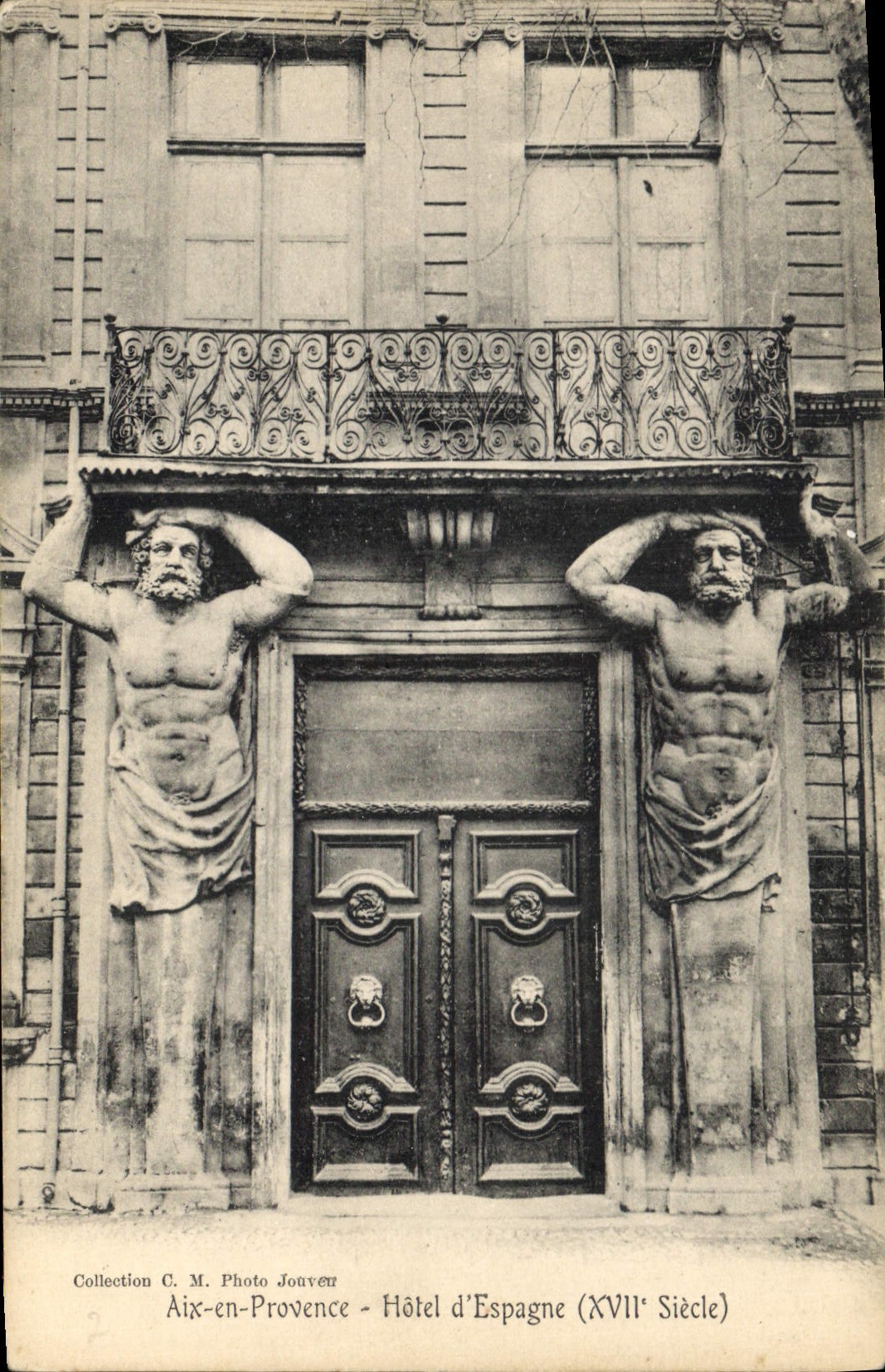 CPA Aix en Provence Hotel d'Espagnet XVII siecle 
