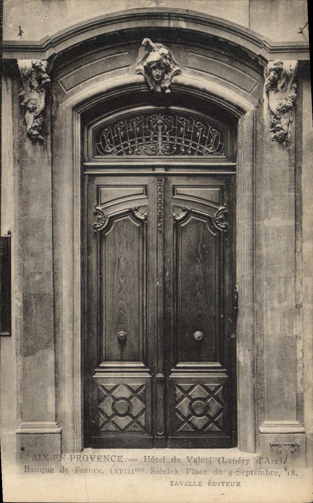 CPA Aix en Provence Hotel de Barlet XVIII siecle 