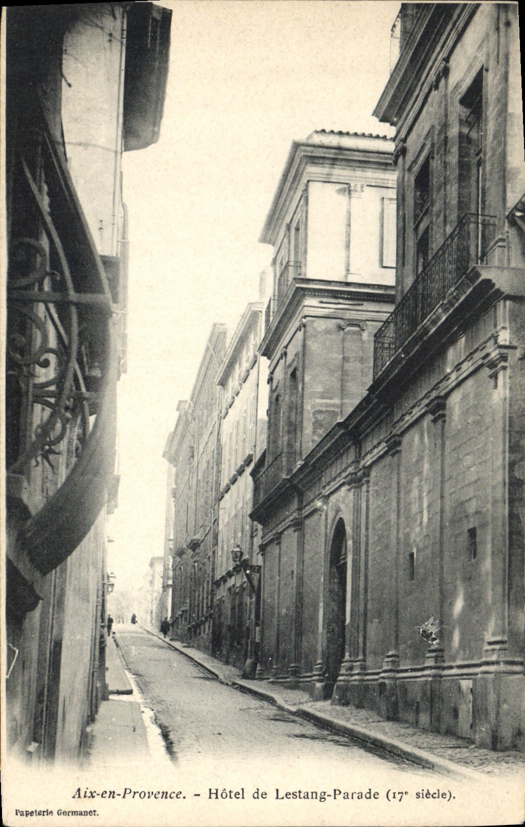 CPA Aix en Provence Hotel de Lestang Parade 17 siecle 