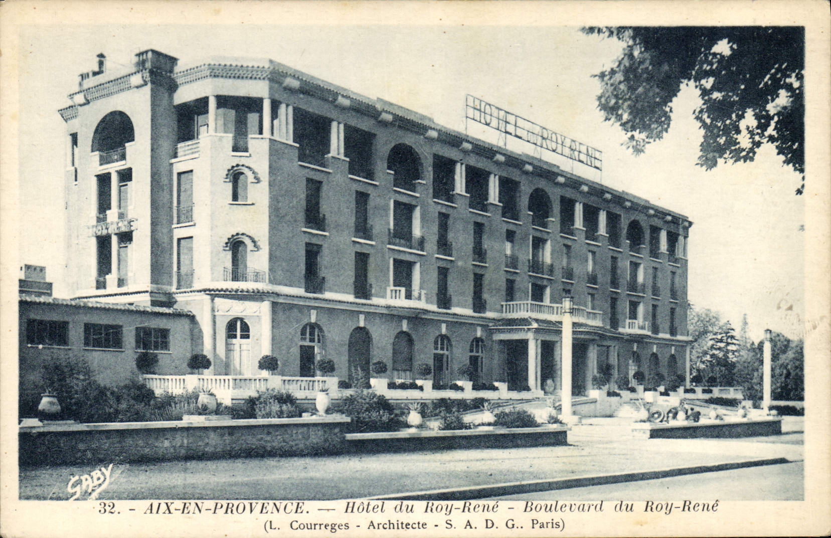CPA Aix en Provence Hotel du Roy Rene Boulevard du Roy Rene 