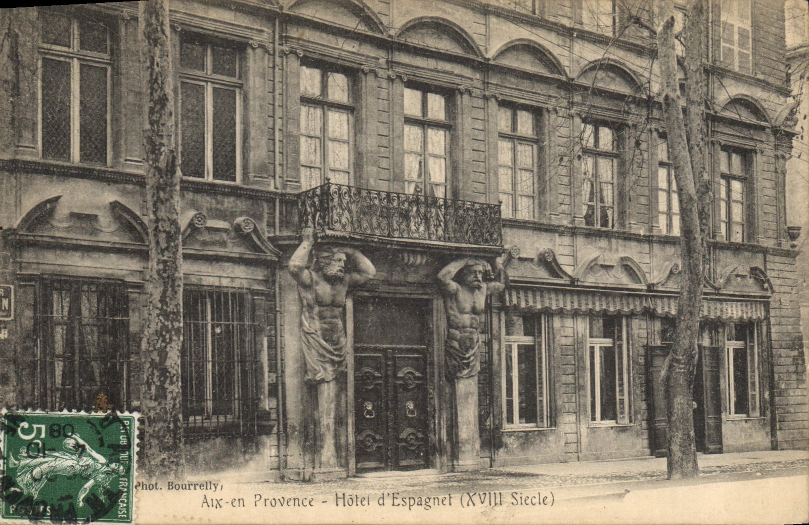 CPA Aix en Provence Hotel d'Espagnet XVII siecle 