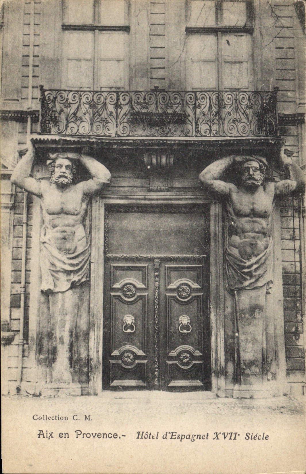 CPA Aix en Provence Hotel d'Espagnet XVII siecle 