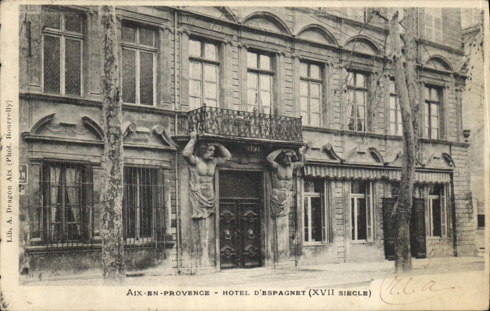 CPA Aix en Provence Hotel d'Espagnet XVII siecle 