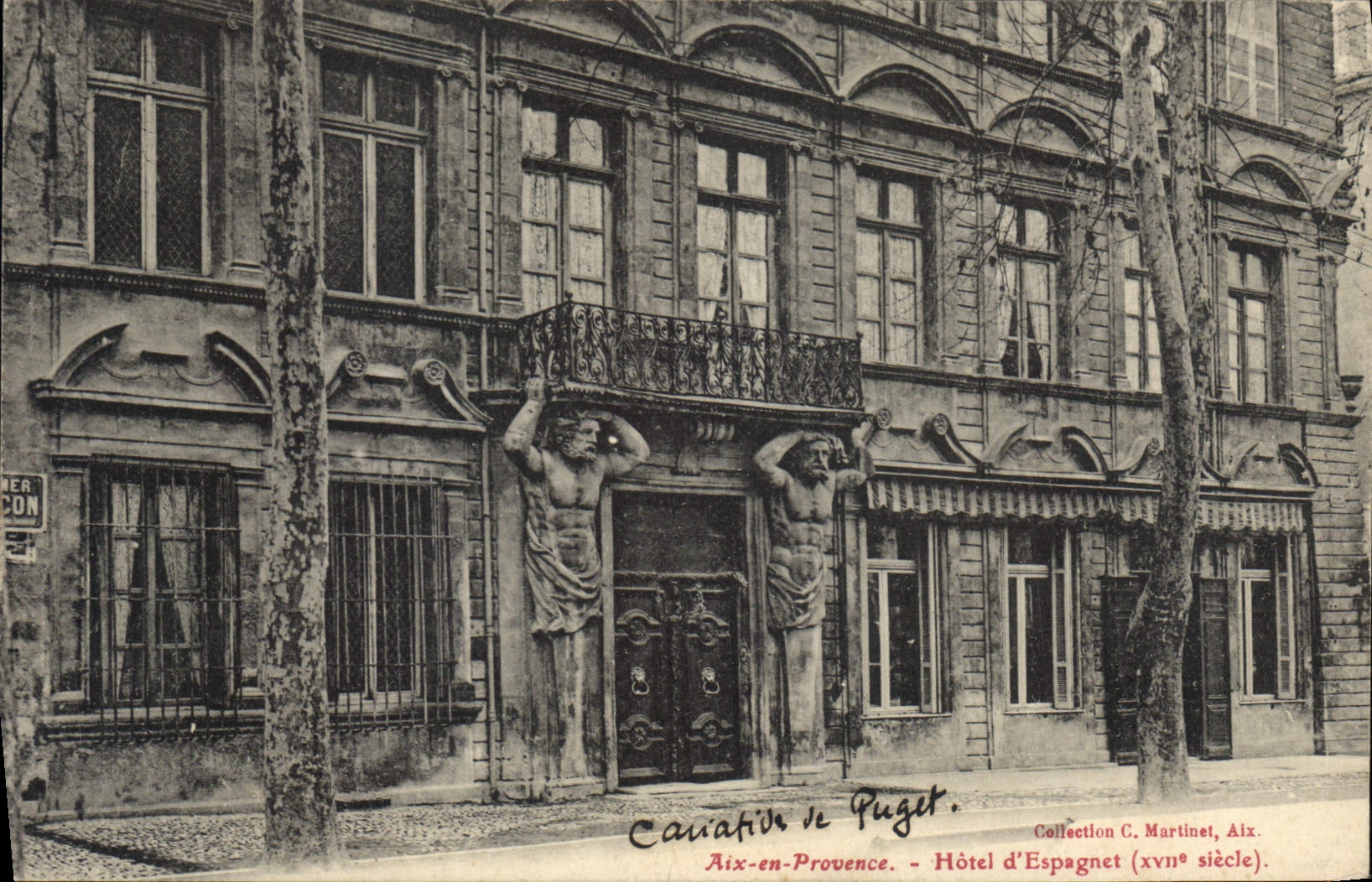 CPA Aix en Provence Hotel d'Espagnet XVII siecle 