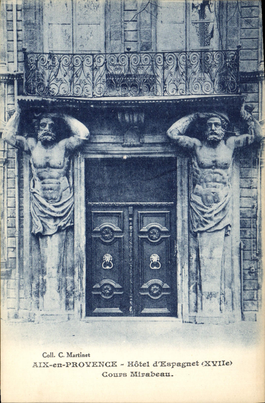 CPA Aix en Provence Hotel d'Espagnet cours Mirabeau 