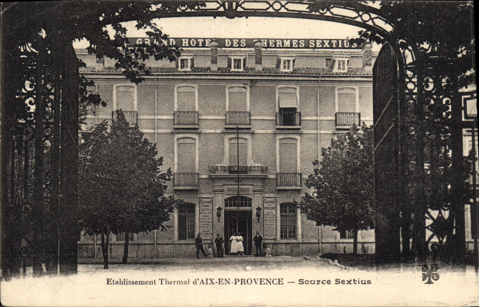 CPA Establissement Thermal d'Aix en Provence Source Sextius 