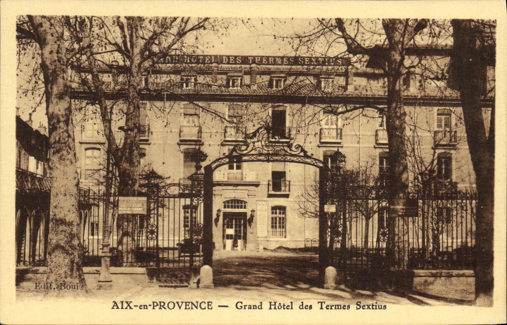 CPA Aix en Provence Grand Hotel des Thermes Sextius 