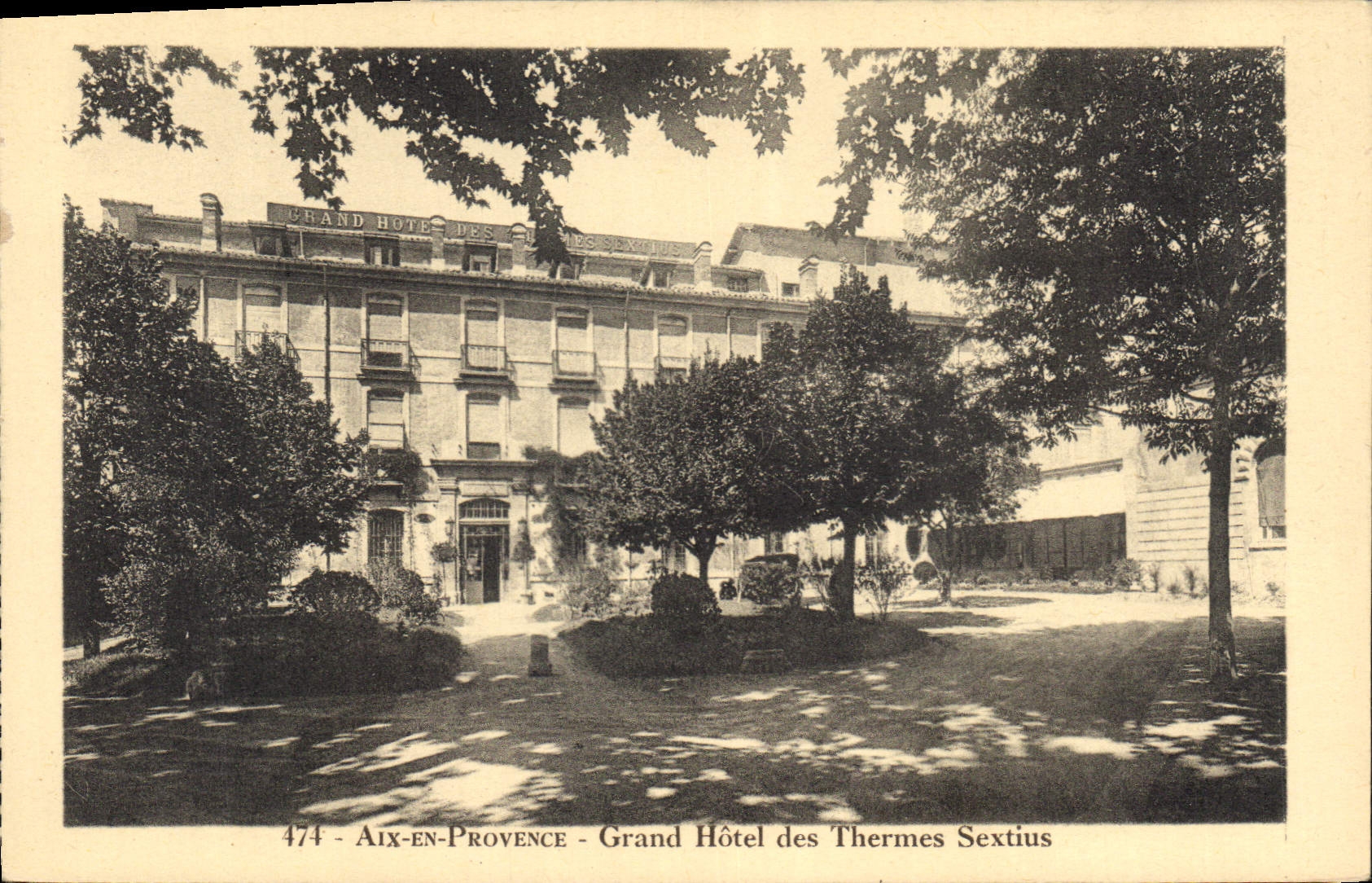 CPA Aix en Provence Grand Hotel des Thermes Sextius