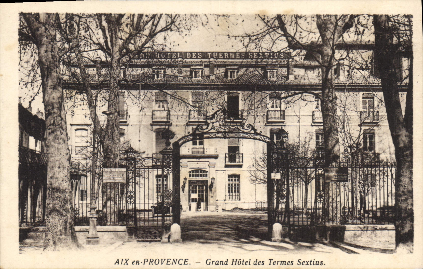 CPA Aix en Provence Grand Hotel des Thermes Sextius 