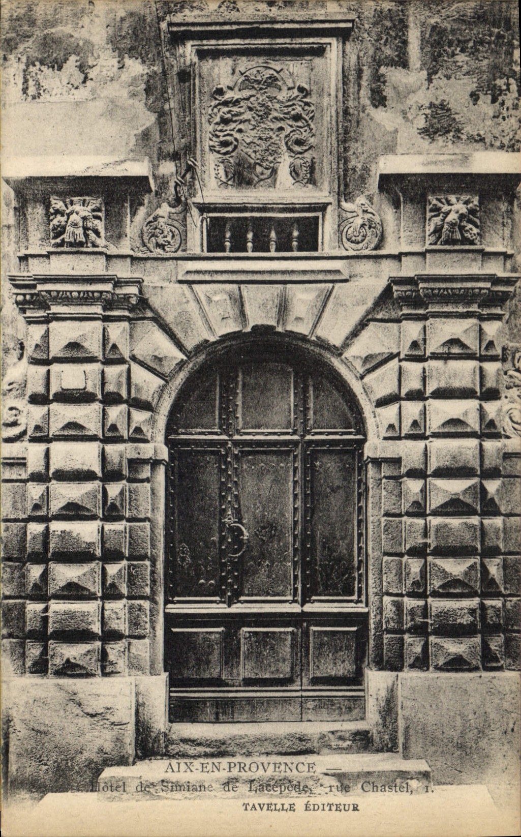 CPA Aix en Provence Hotel de Simiane rue Chastel 