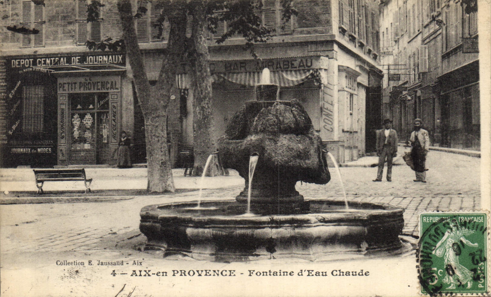 CPA Aix en Provence Fontaine d'eau 