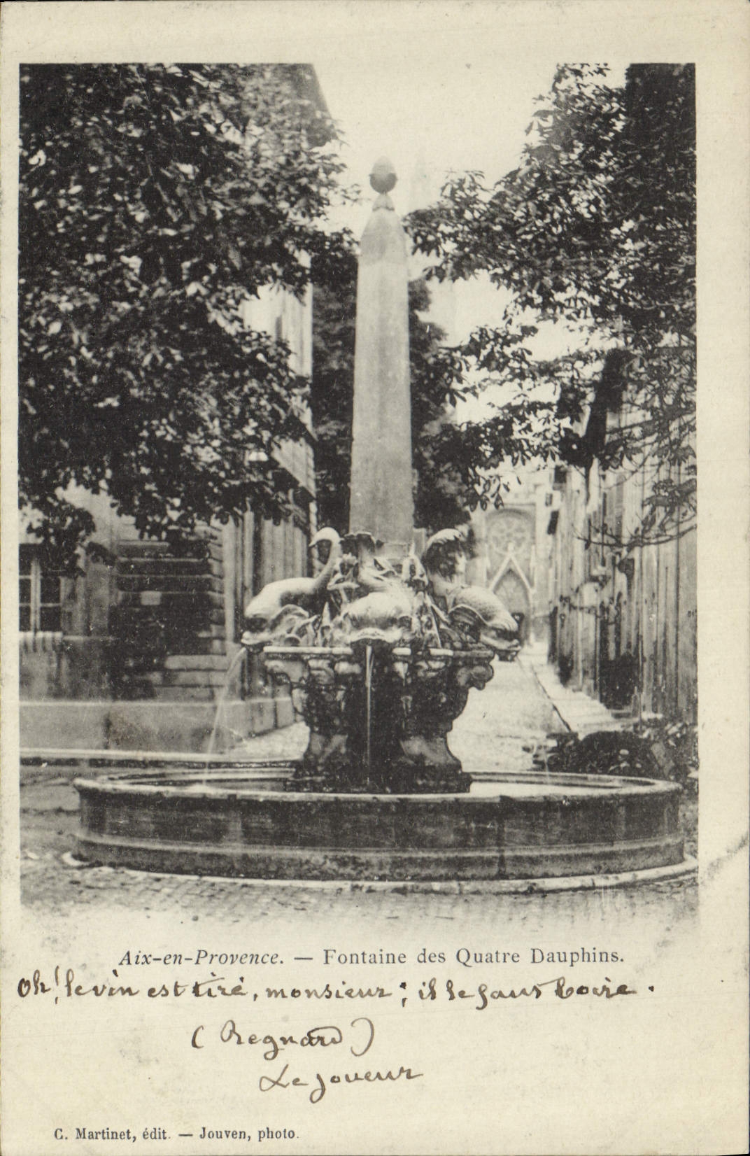 CPA Aix en Provence Fontaine des Quatre Dauphins 