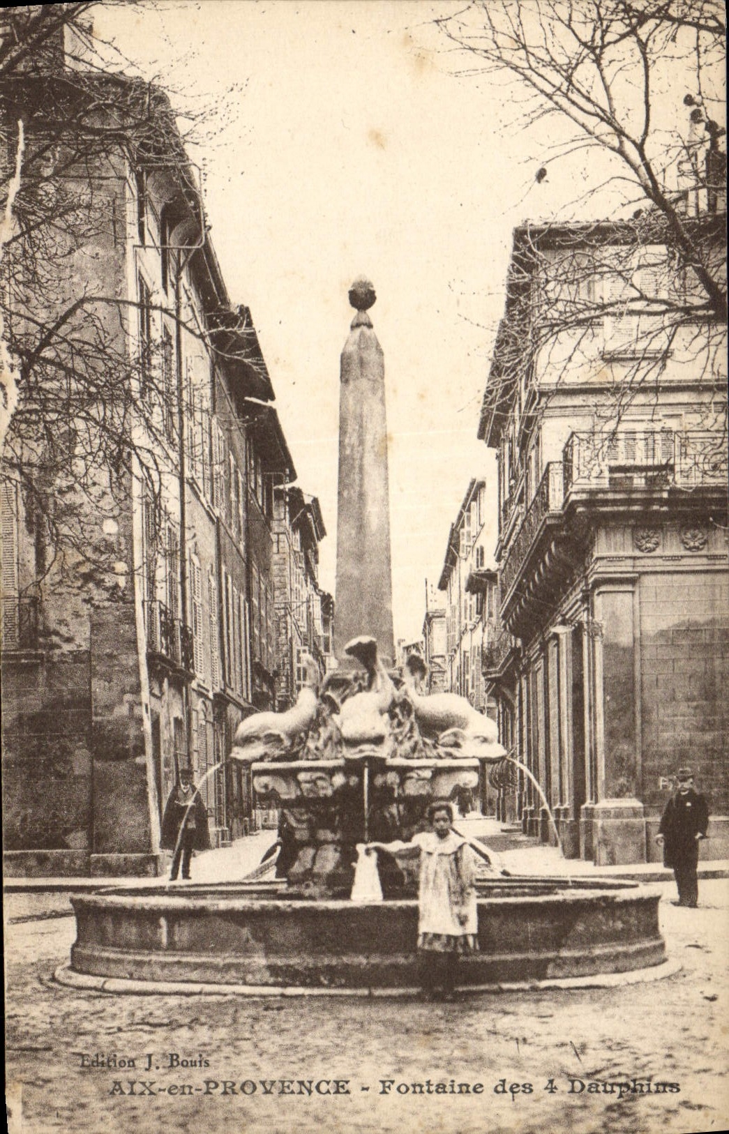 CPA Aix en Provence La Fontaine des 4 Dauphins 