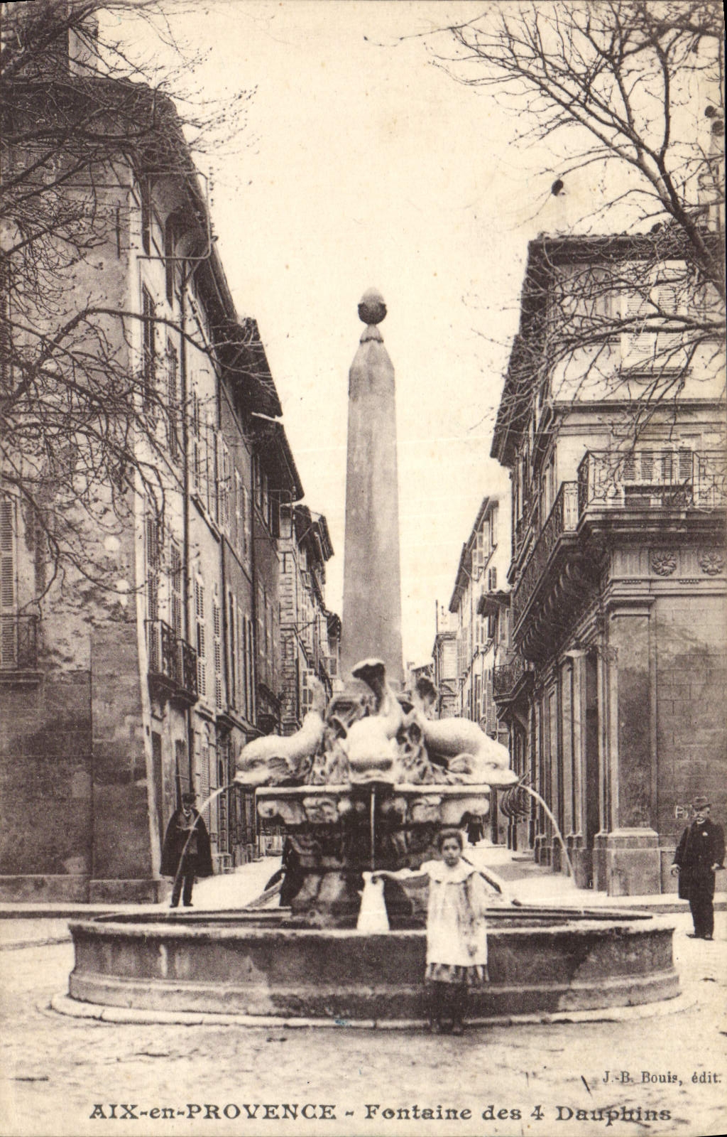 CPA Aix en Provence La Fontaine des 4 Dauphins 