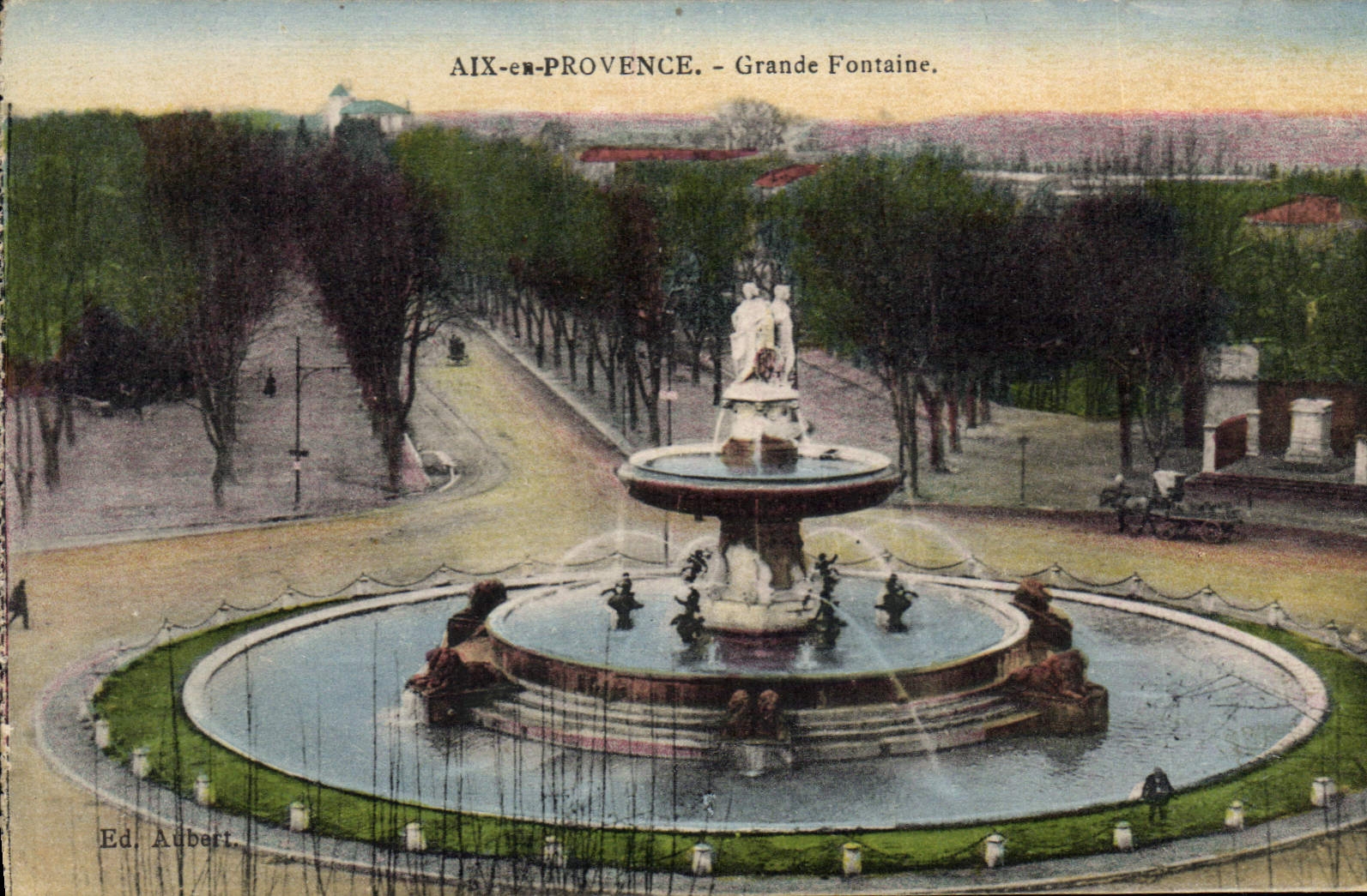CPA Aix en Provence Grande Fontaine 