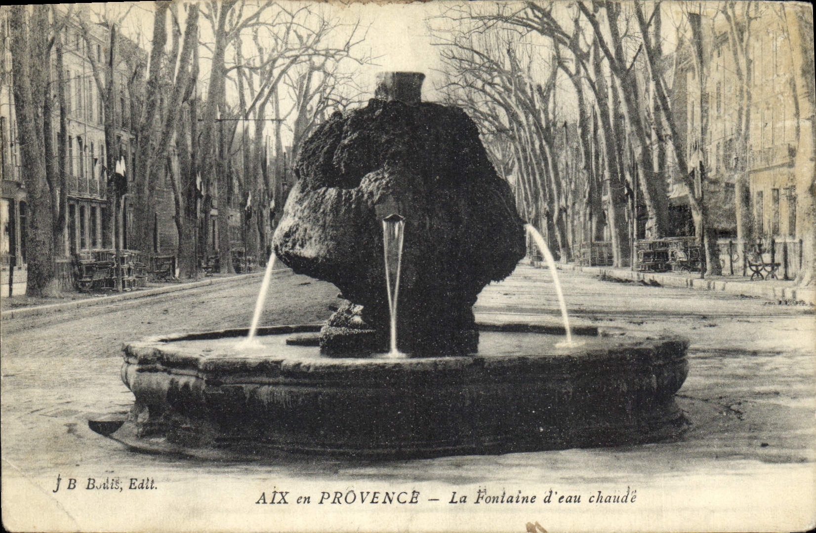 CPA Aix en Provence La Fontaine d'eau chaude 