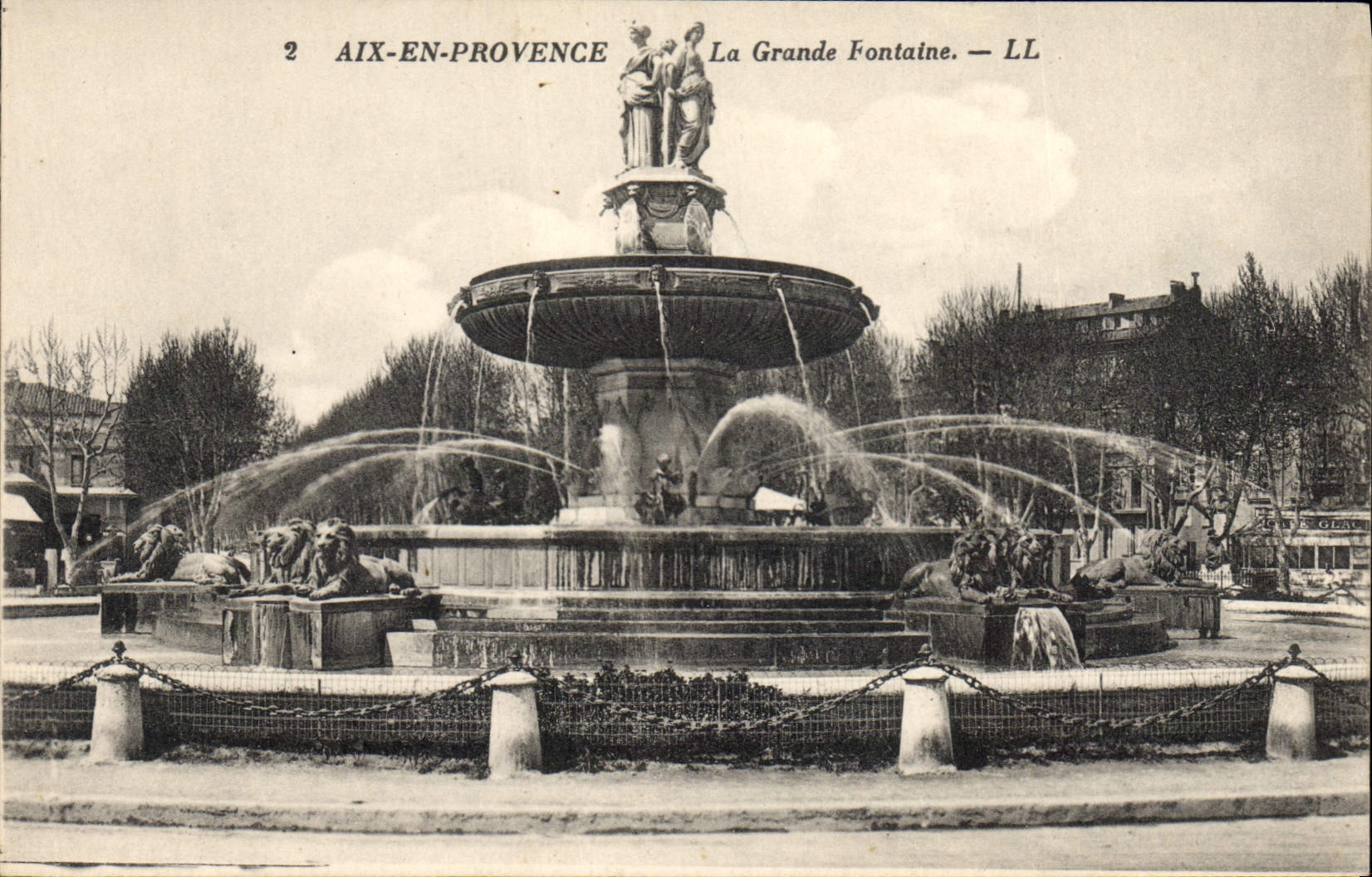 CPA Aix en Provence La Grande Fontaine 