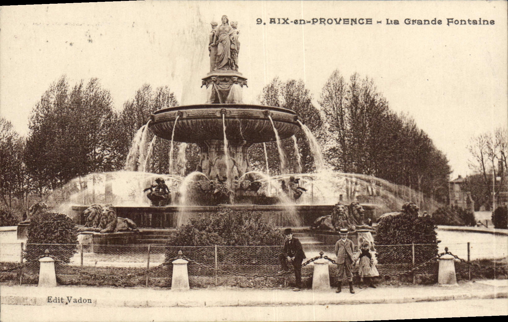 CPA Aix en Provence La Grande Fontaine