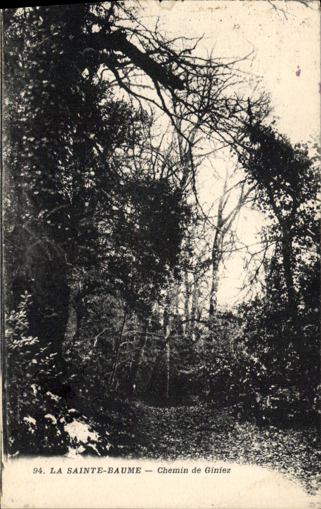 CPA La Sainte Baume Chemin de Giniez 