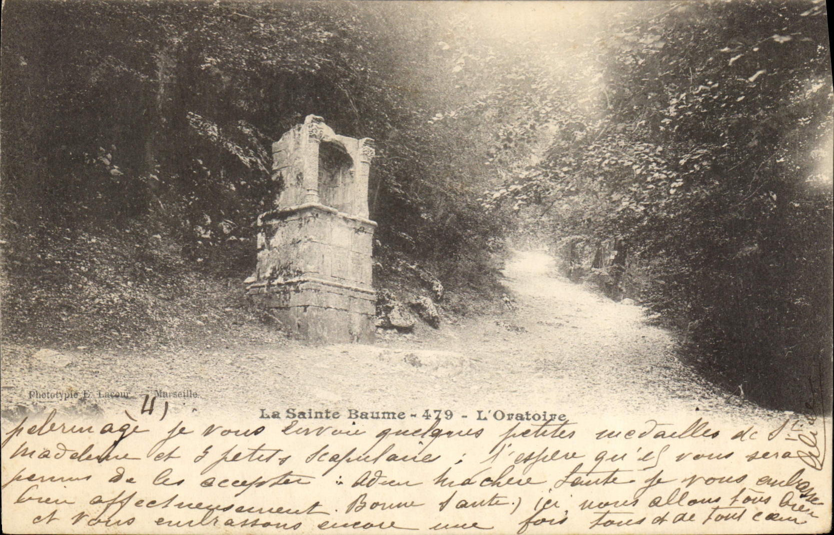 CPA La Sainte Baume L'Oratoire 