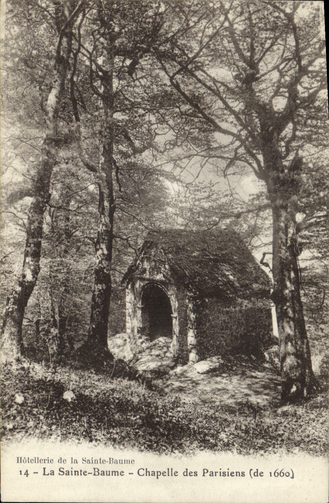 CPA La Sainte Baume Chapelle des Parisiens 