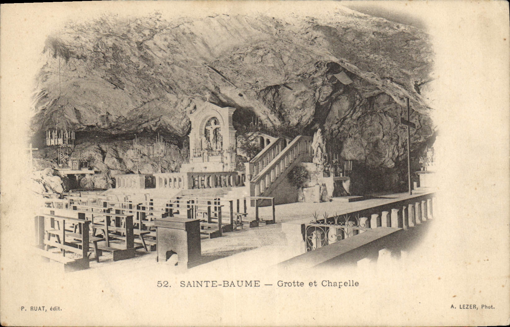 CPA Sainte Baume Grotte et Chapelle 