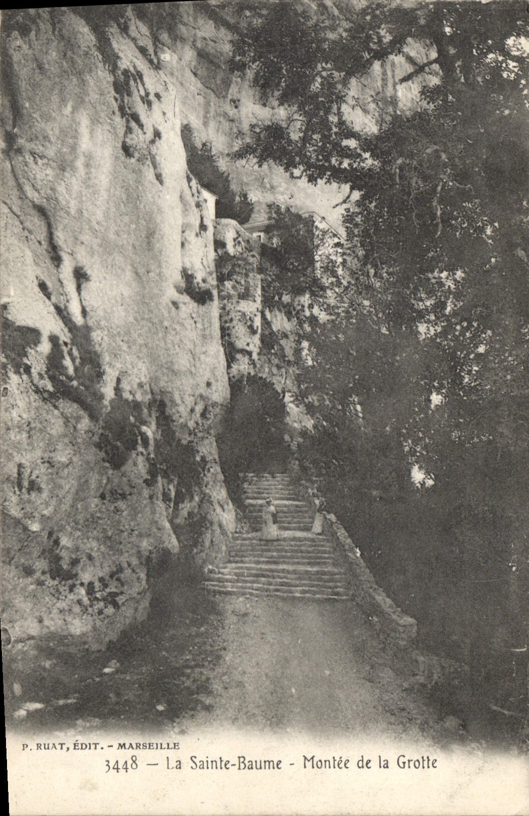 CPA La Sainte Baume Montee de la Grotte