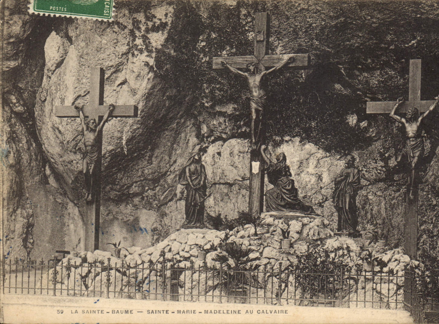 CPA La Sainte Baume Sainte Marie Madeleine au Calvaire