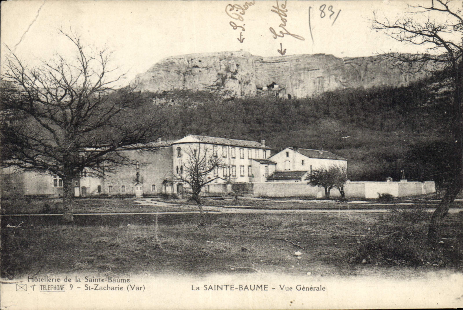 CPA La Sainte Baume Vue Generale 