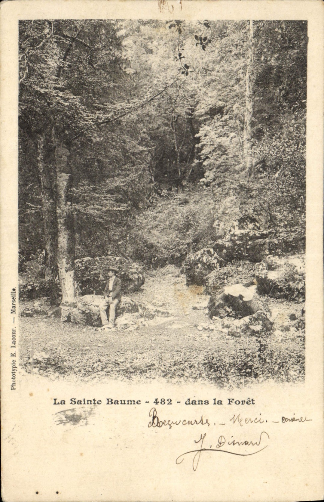 CPA La Sainte Baume Dans la Foret 