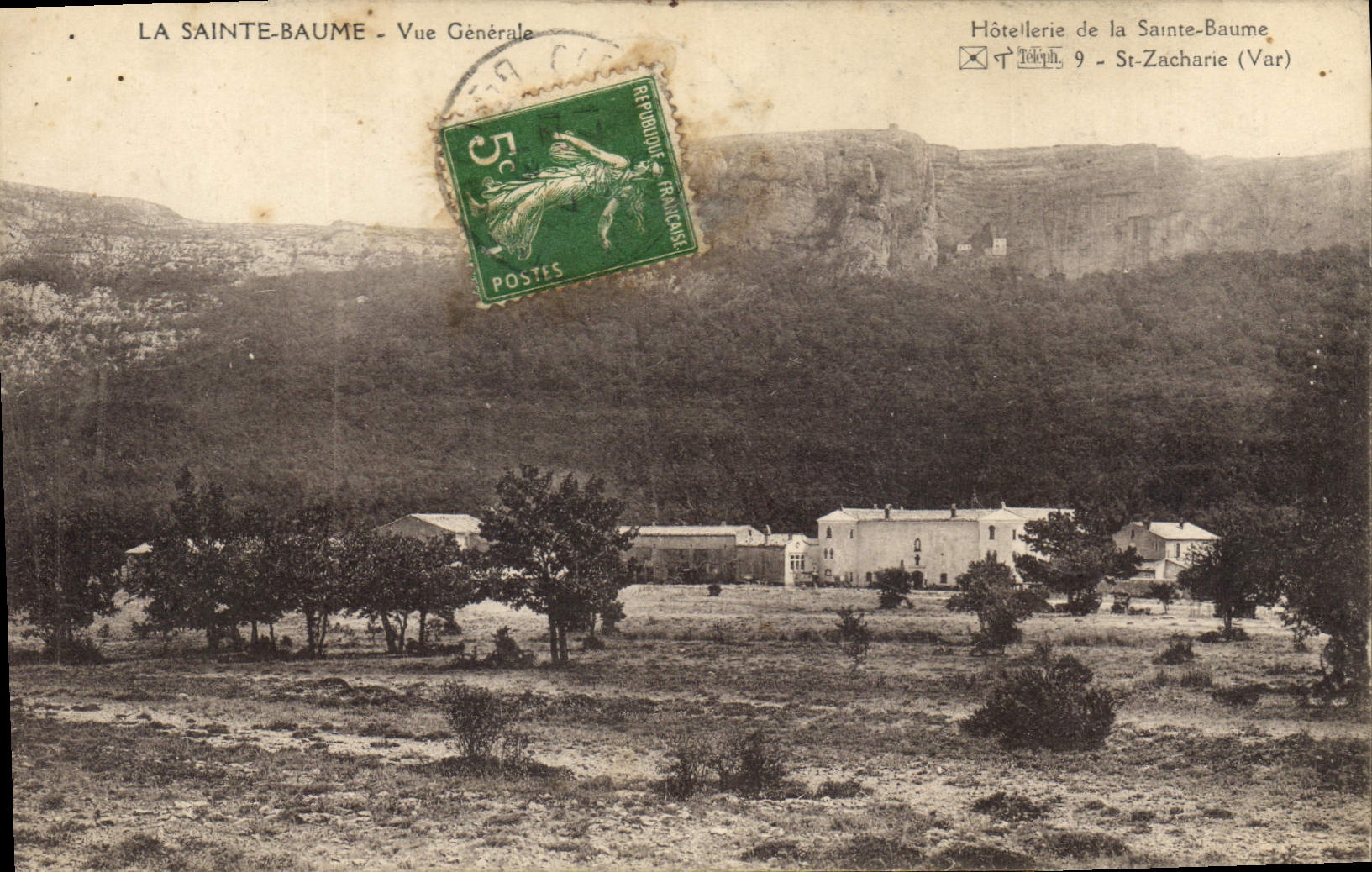 CPA La Sainte Baume Vue Generale 