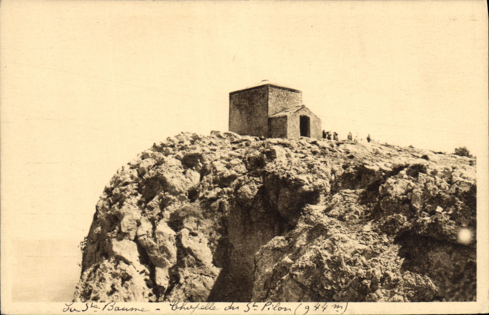 CPA La Sainte Baume Var Chapelle du Saint Pilon