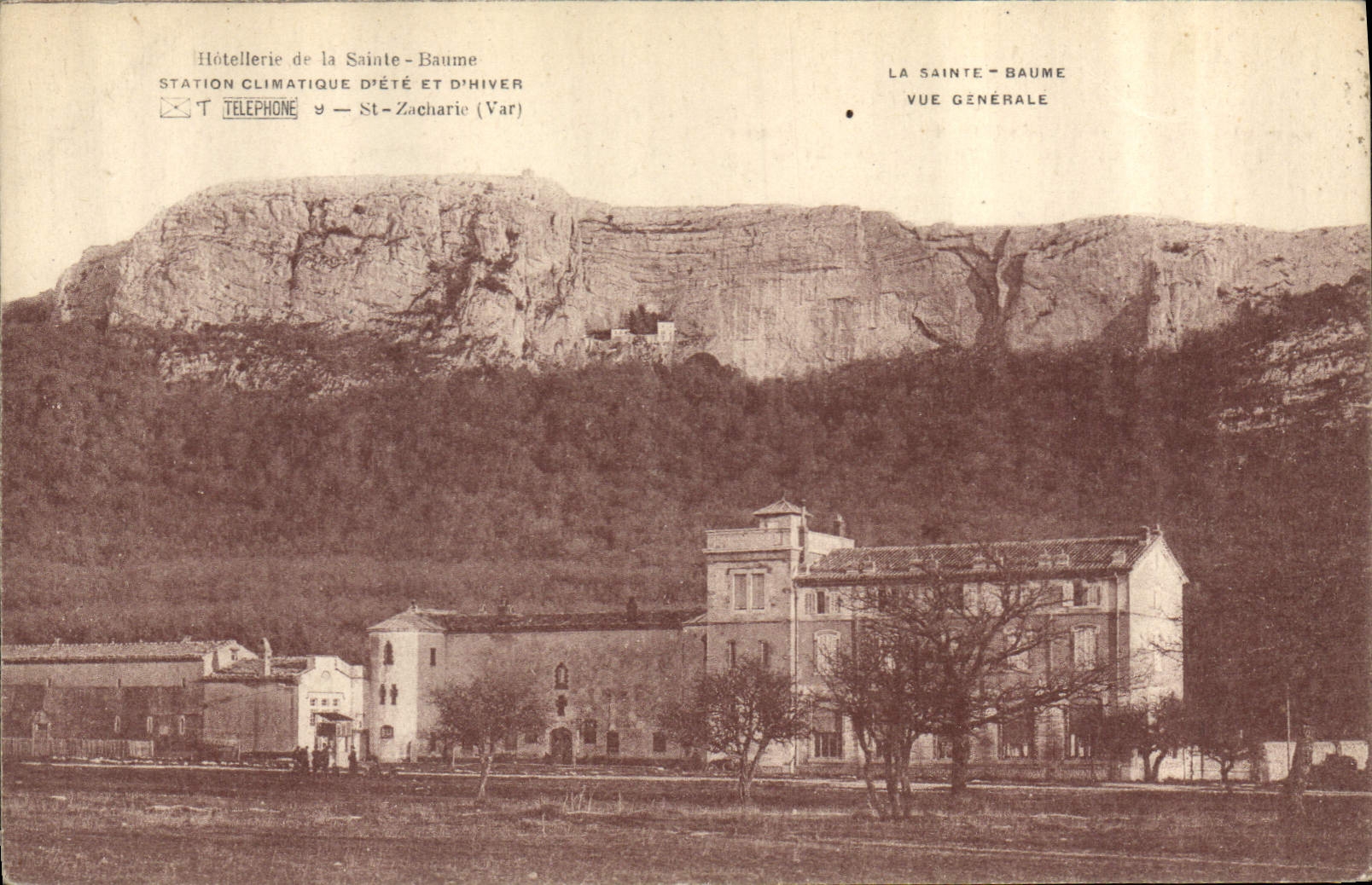 CPA La Sainte Baume Vue Generale