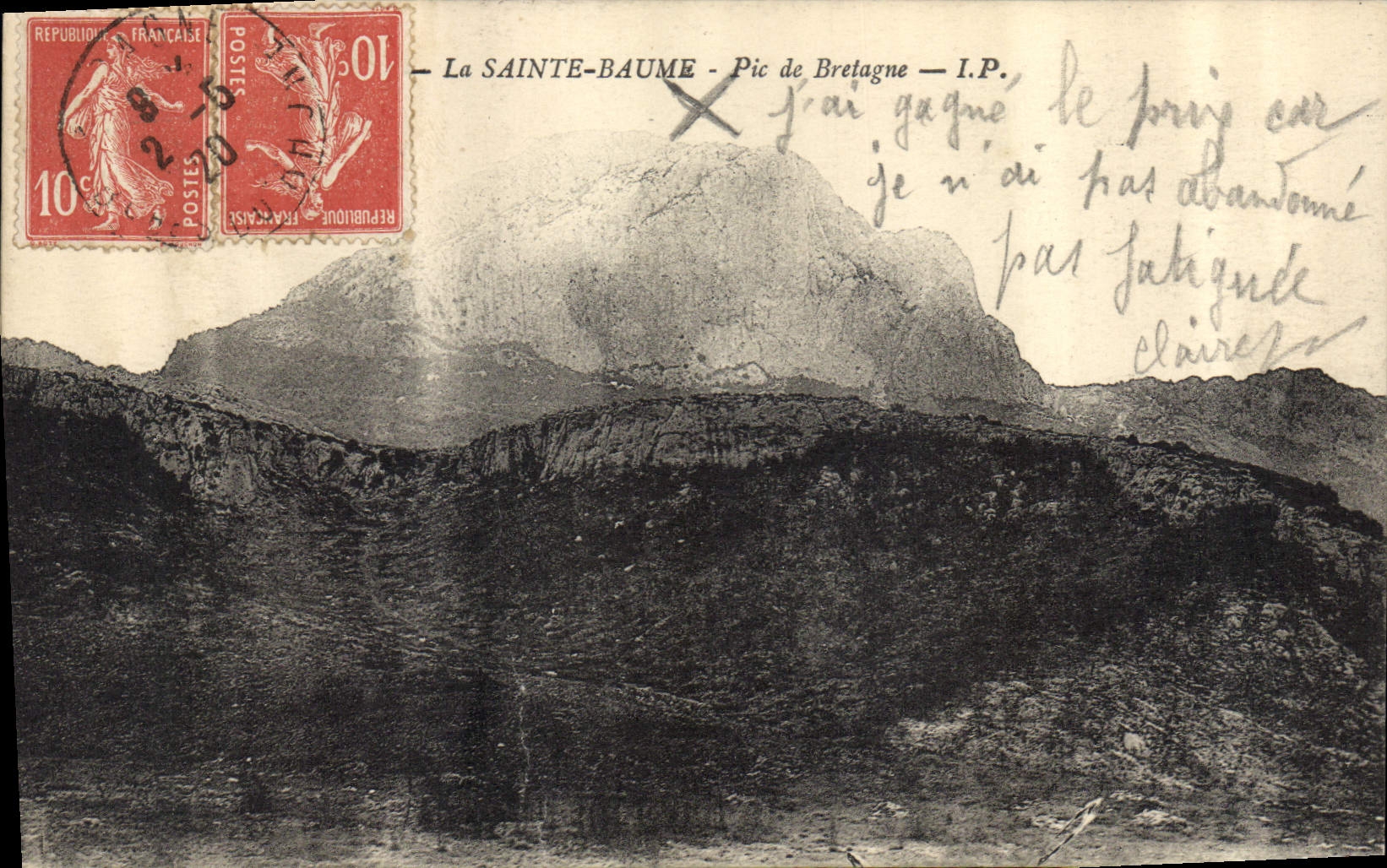 CPA La Sainte Baume Pic de Bretagne