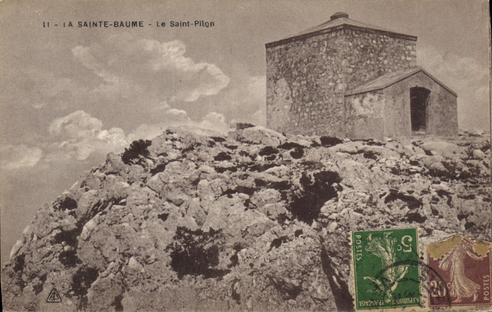 CPA La Sainte Baume Le Saint Pilon 