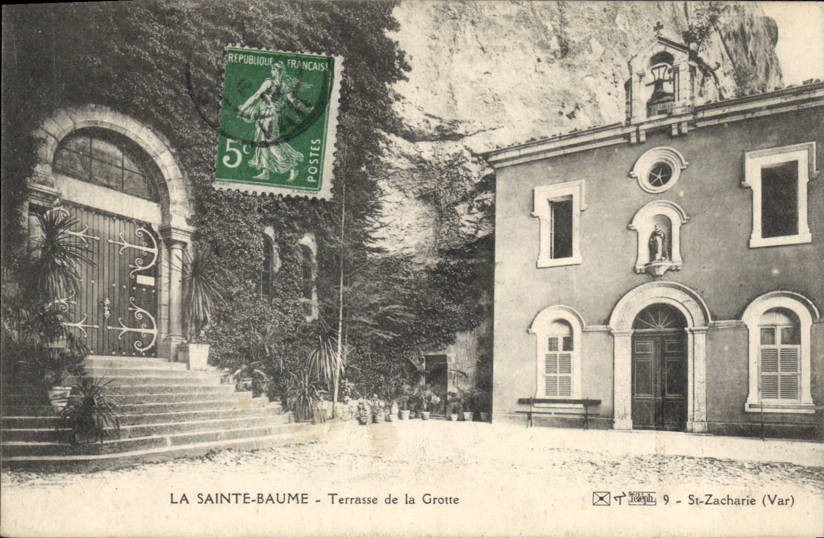 CPA La Sainte Baume Terrasse de la Grotte