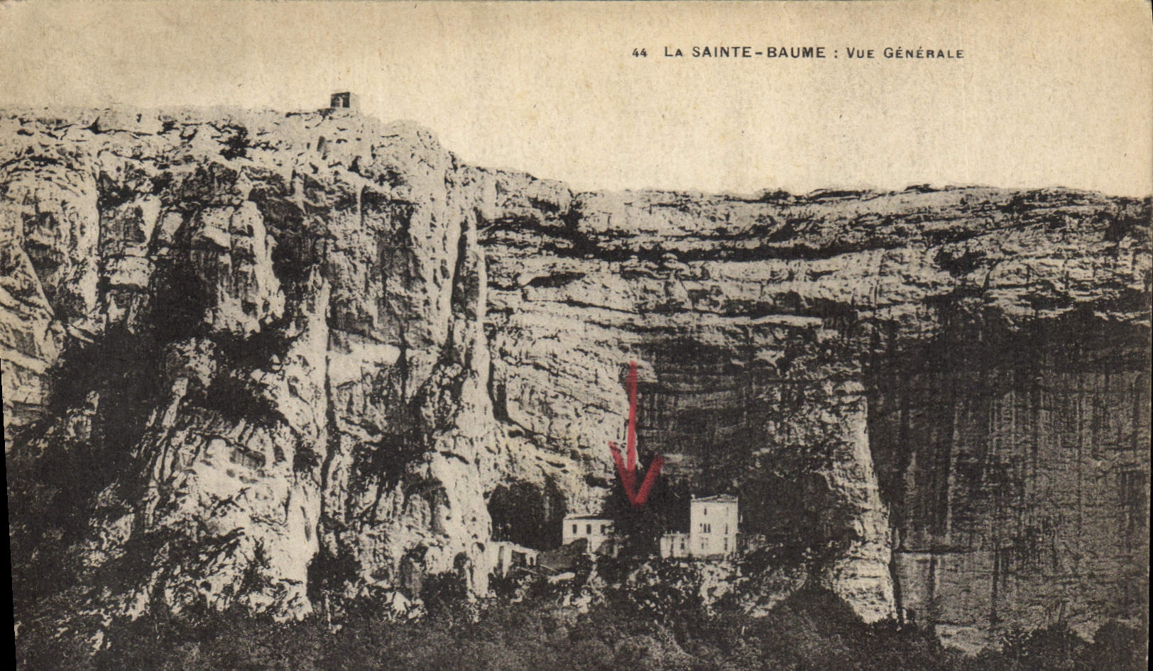 CPA La Sainte Baume Vue Generale 