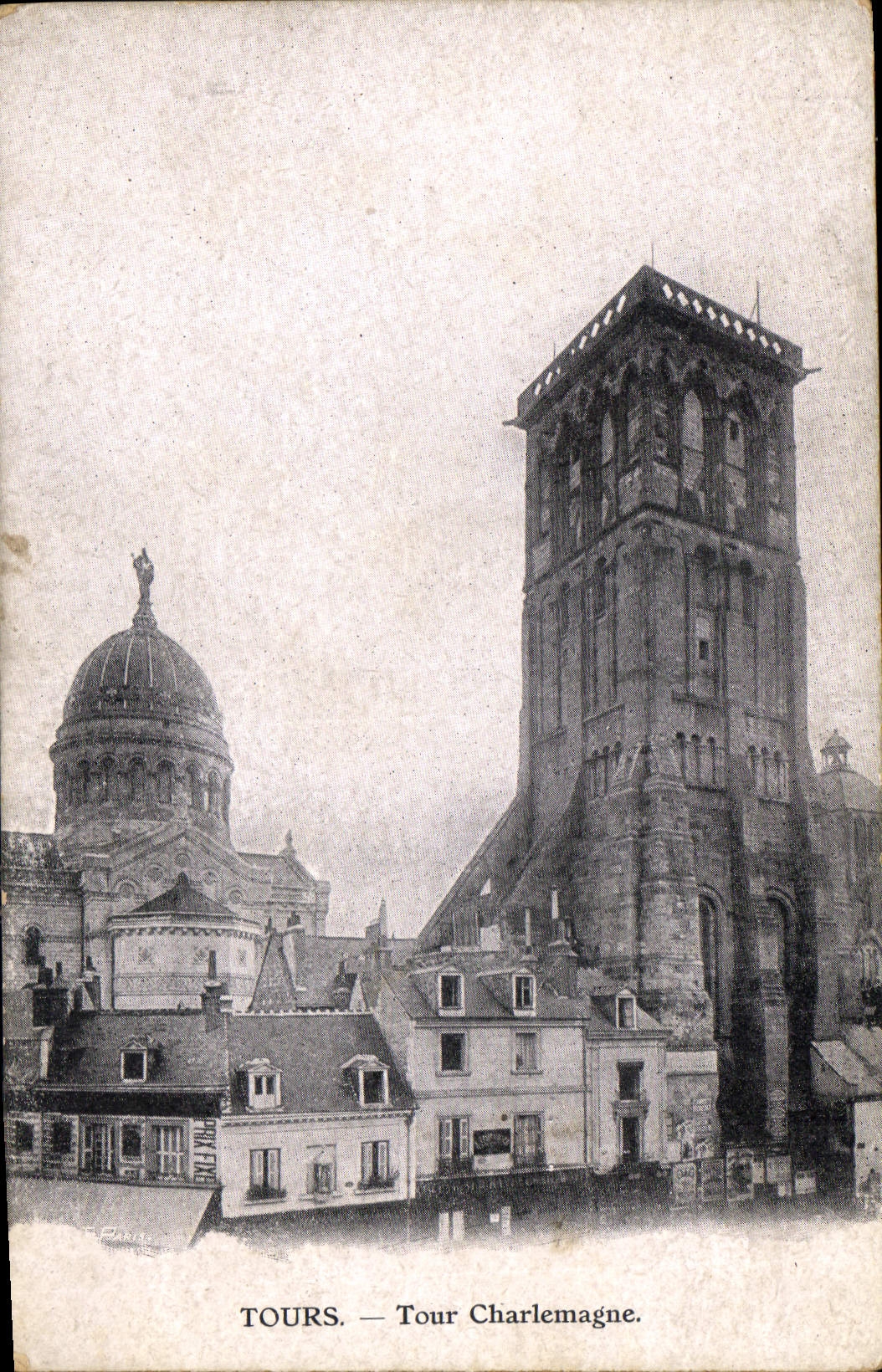 CPA Tours Tour Charlemagne 