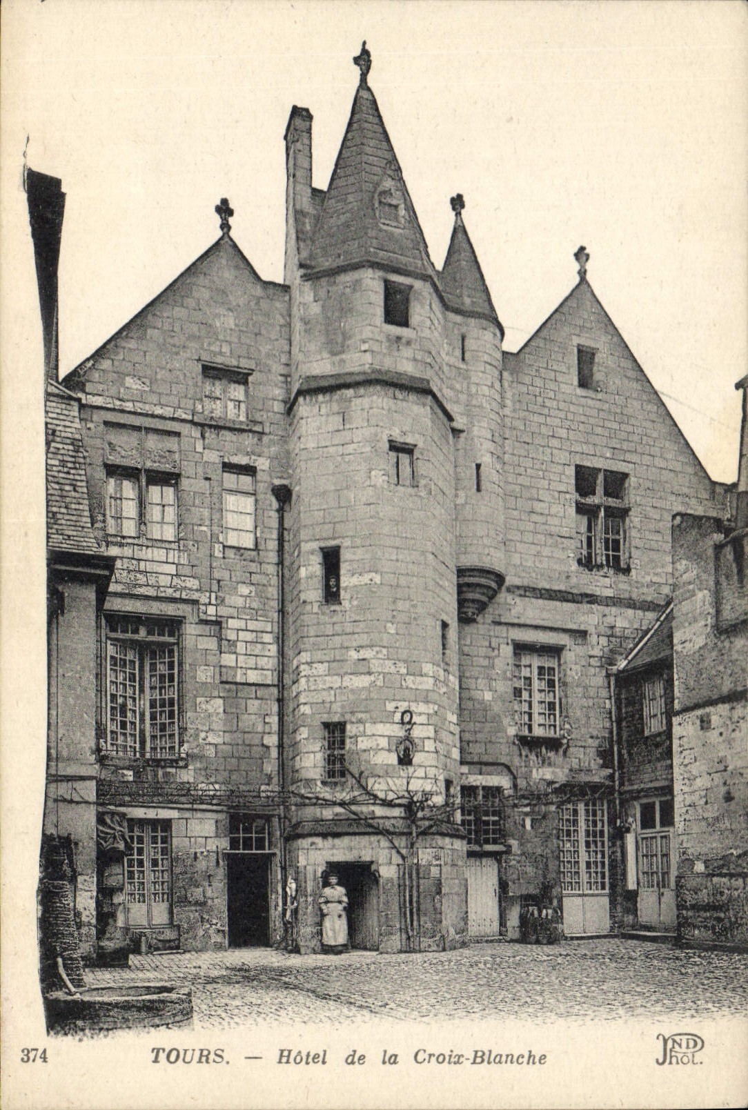 CPA Tours Hotel de la Croix Blanche 