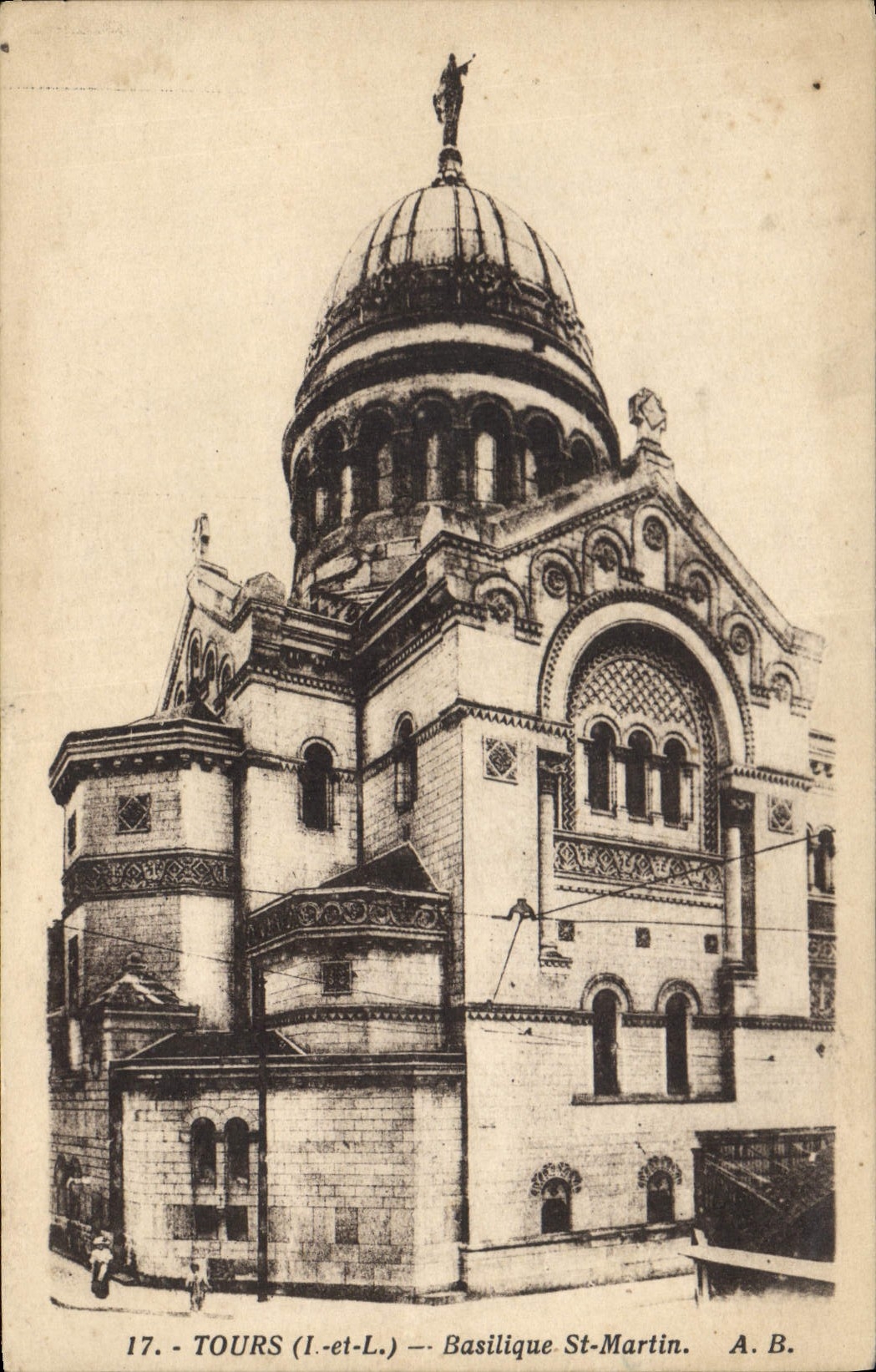 CPA Tours L et L Basilique St Martin 