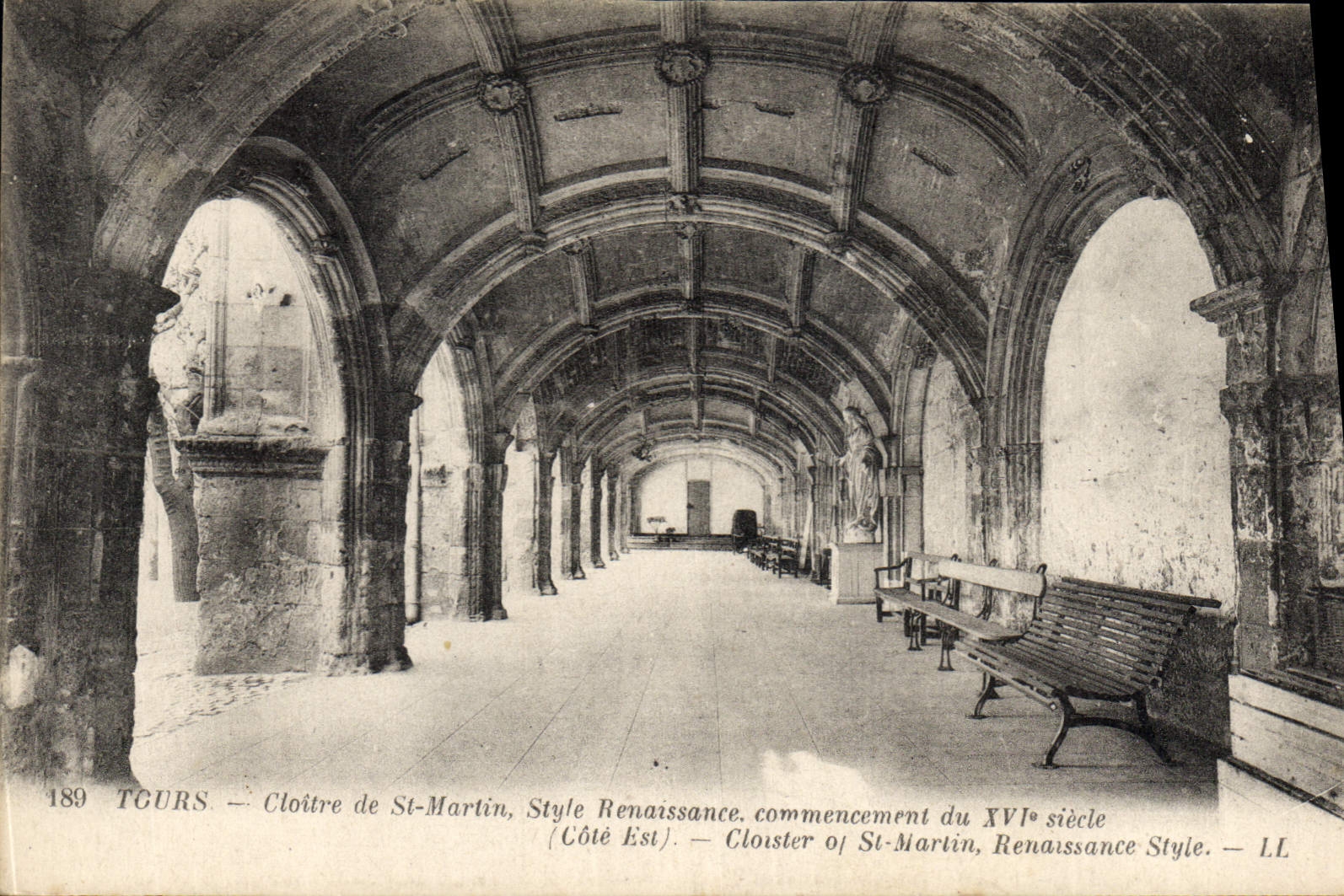 CPA Tours Cloitre de St Martin Style Renaissance