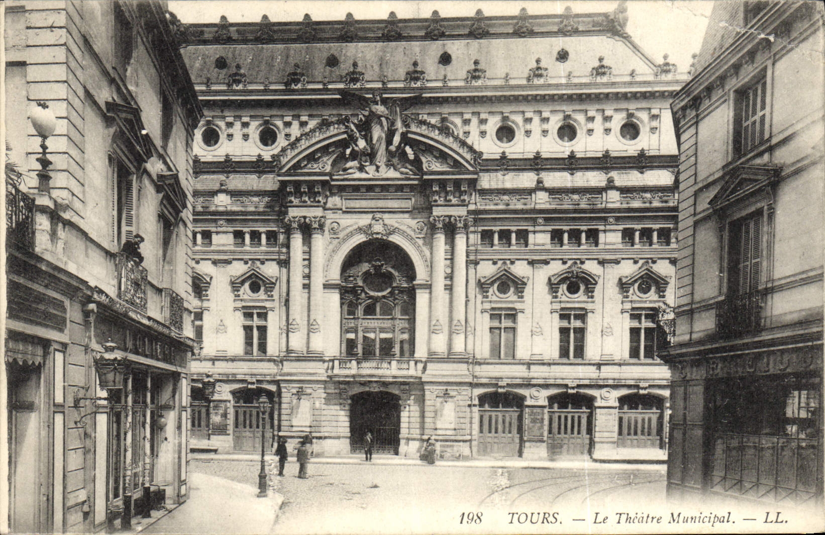 CPA Tours Le Theatre Municipal 