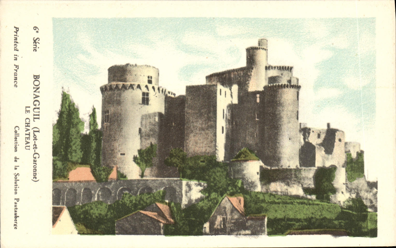 CPA Bonaguil Lot et Garonne Le Chateau