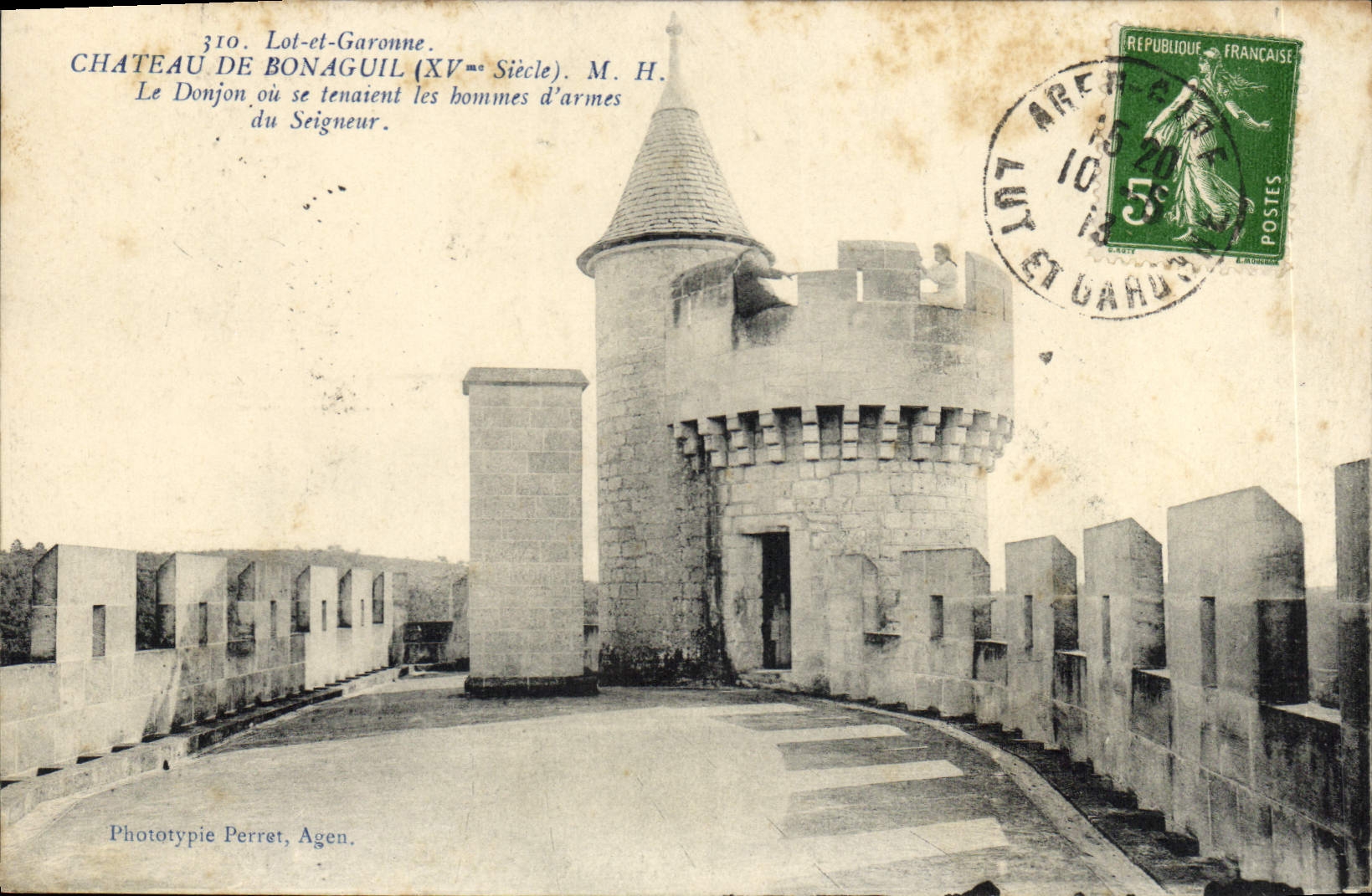 CPA Lot et Garonne Chateau de Bonaguil 