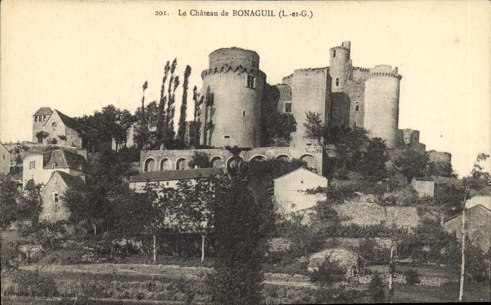 CPA Le Chateau de Bonaguil L et G 