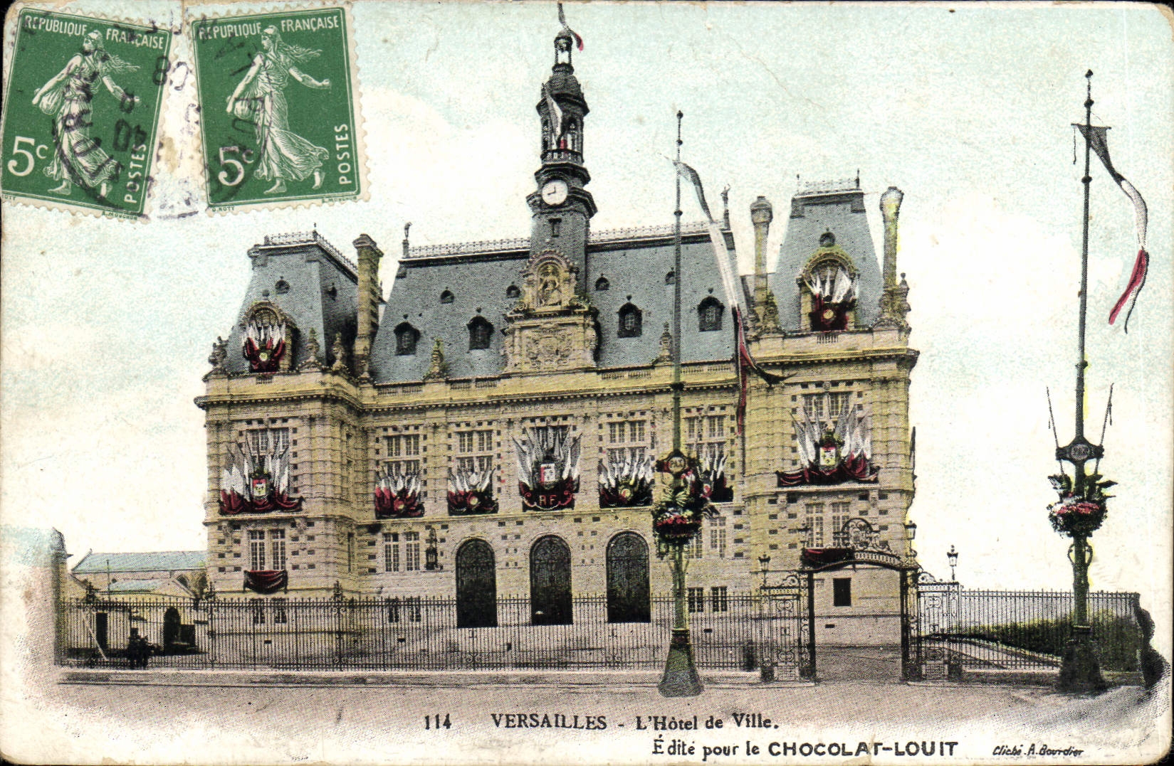 CPA Versailles L'Hotel de Ville 
